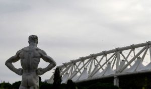 sportsman sculpture in rome