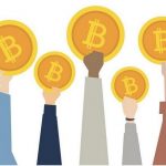 Bitcoin crypto in hand