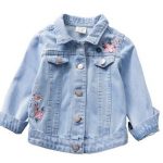 mother toddler winter cloths demin coats