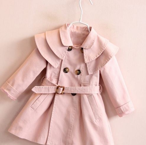 Mother toddler winter cloths trench coat