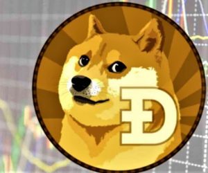 dogecoin with symbol