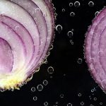onion in water