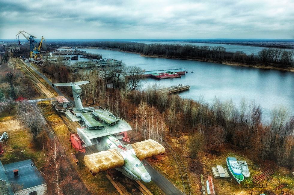 ekranoplan in nizhny novgorod russia 2