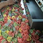 packaging condom conveyer