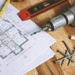 floor plan on the table