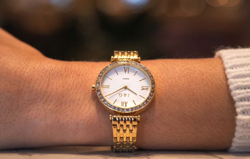 lady beautiful wrist watch
