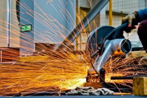 cut saw cutting metal steel