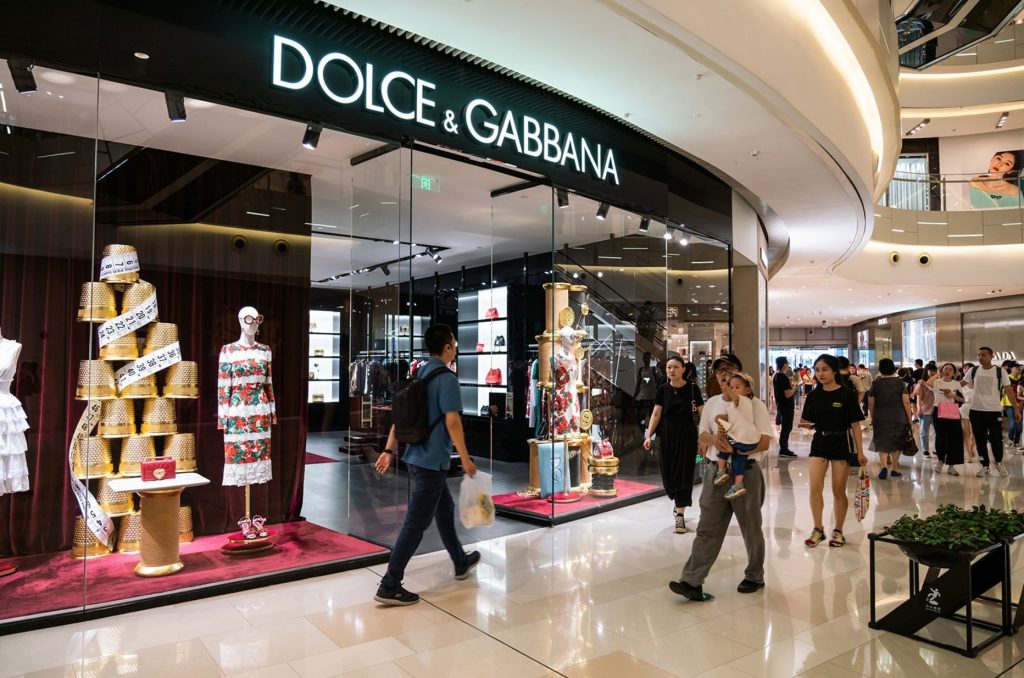 dolce and gabbana stores