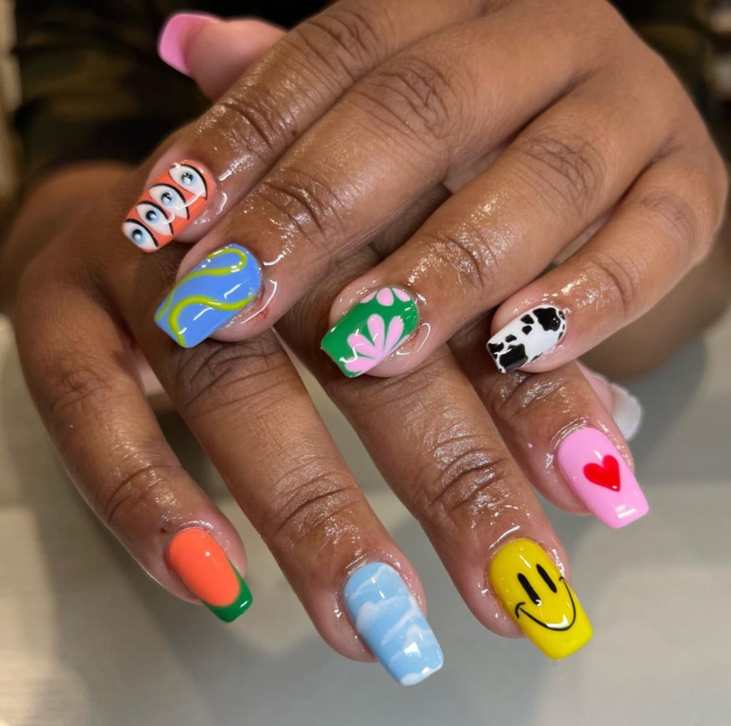 Nail art gallery girl