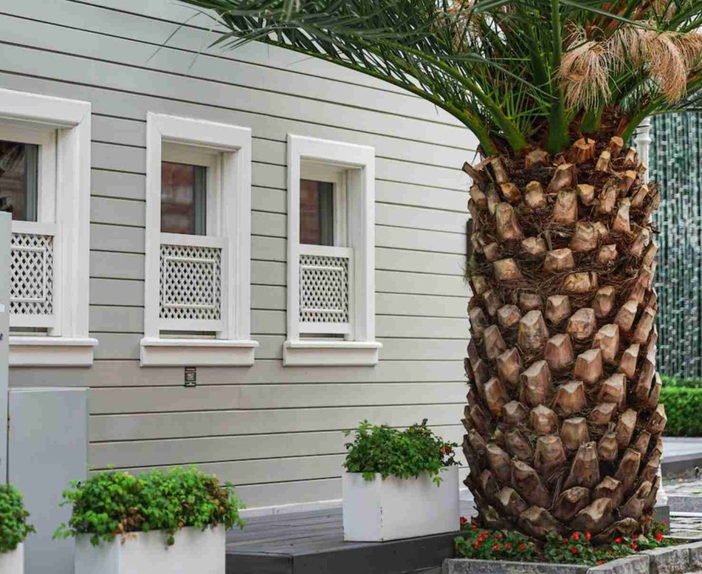 a house with siding in boston