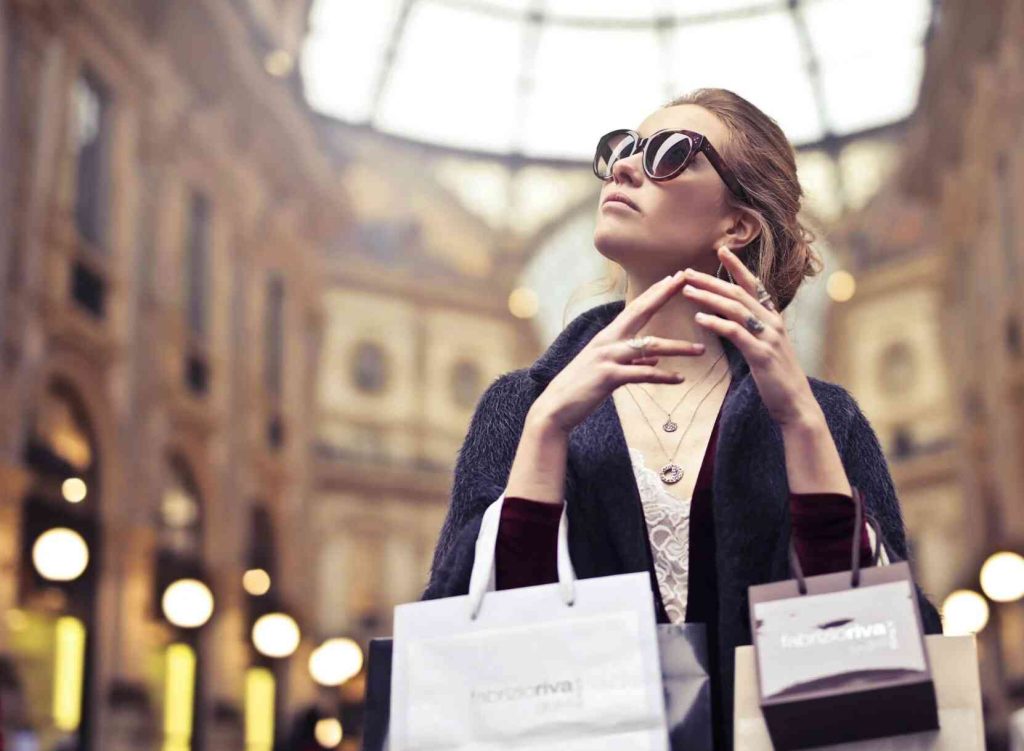 modern women wearing jewelry