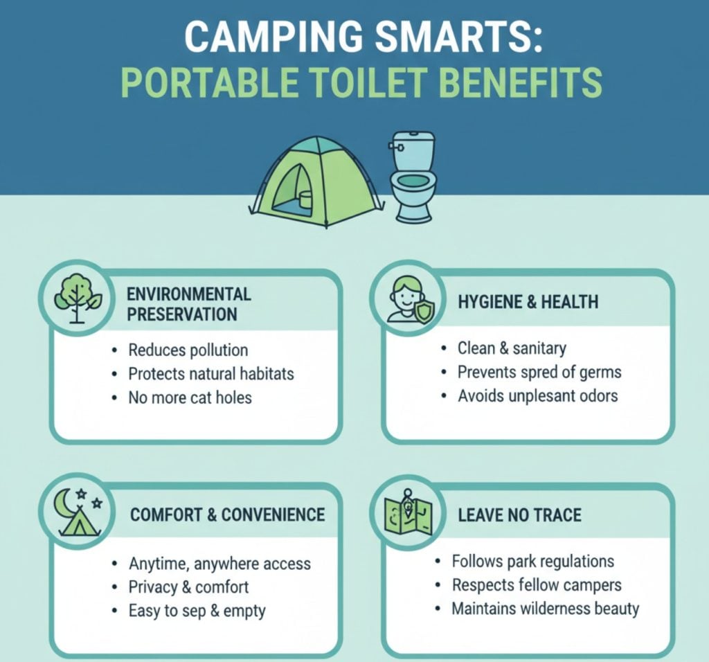 portable toilet benefits