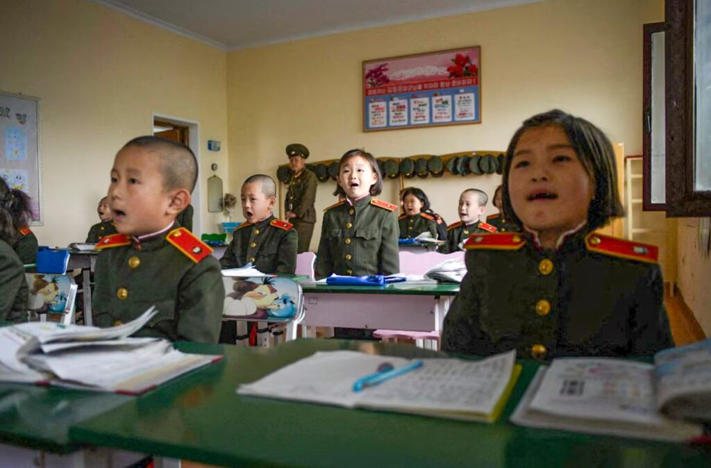 north korean school childrens primary school